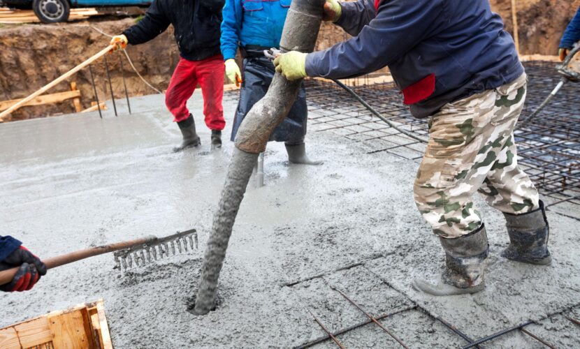 concrete foundation
